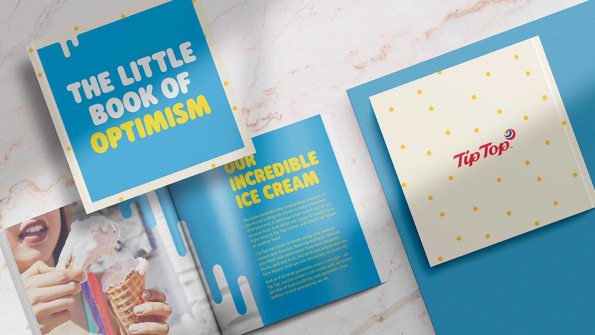 Tip Top brand evolution little book of optimism