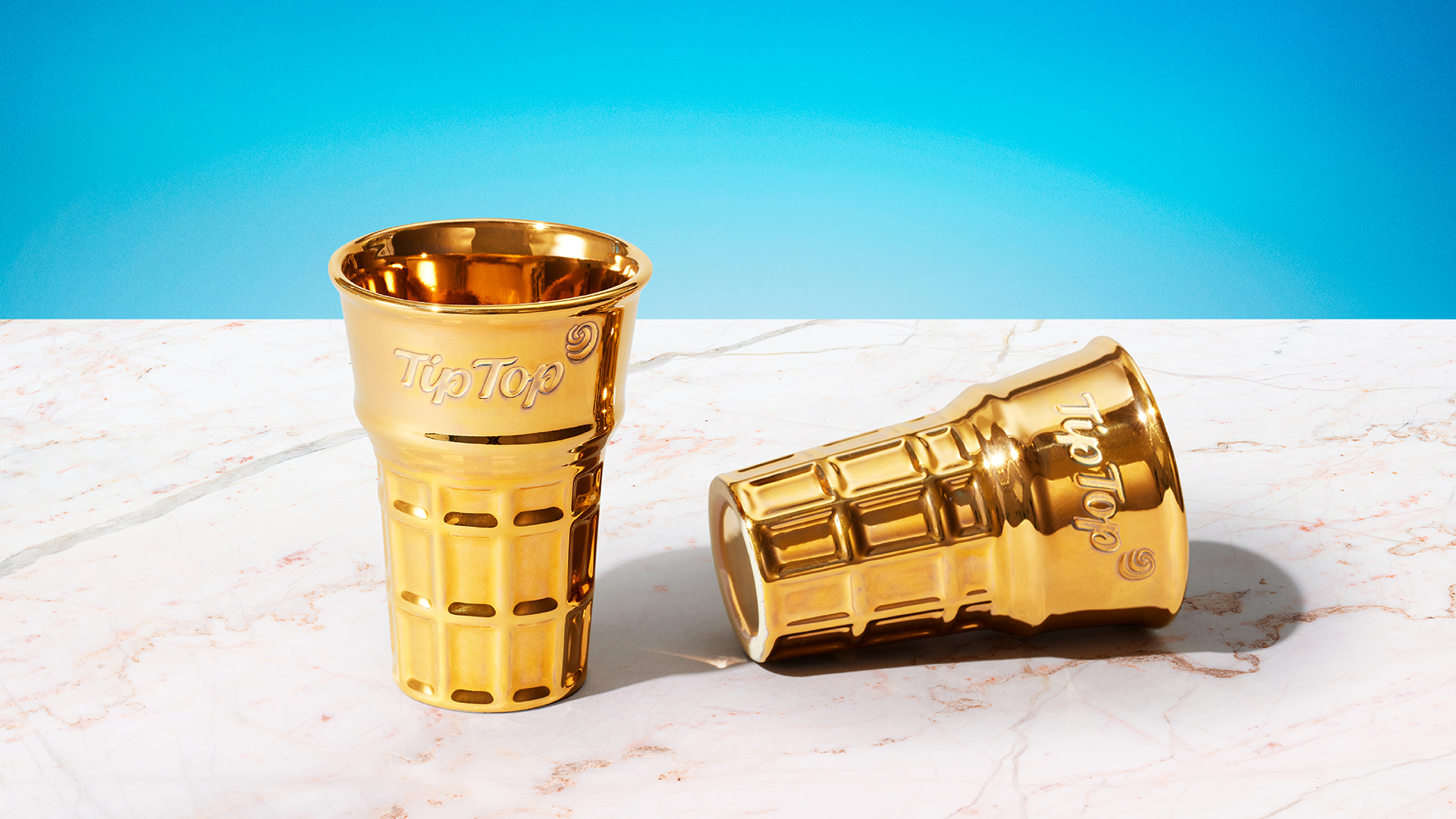 Tip Top brand evolution bottomless cone