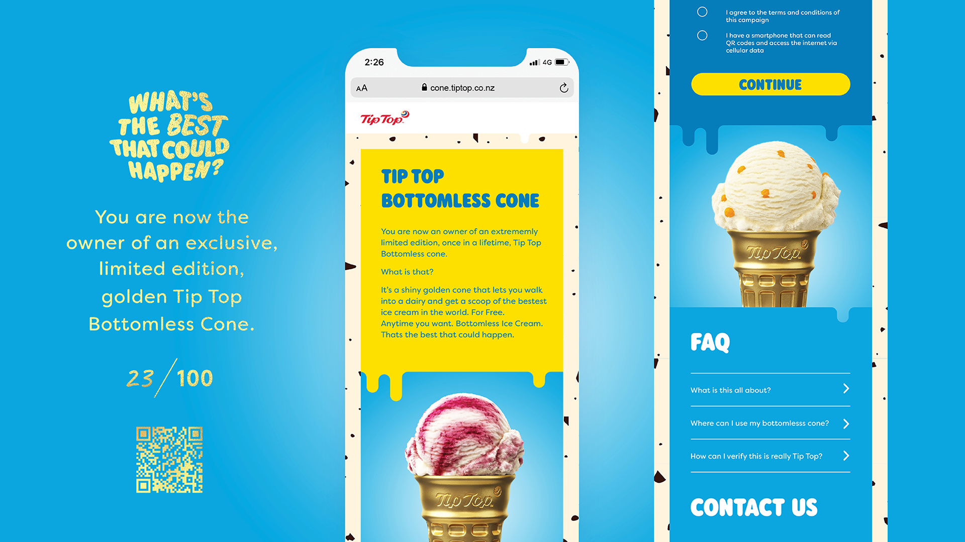 Tip Top brand evolution app design