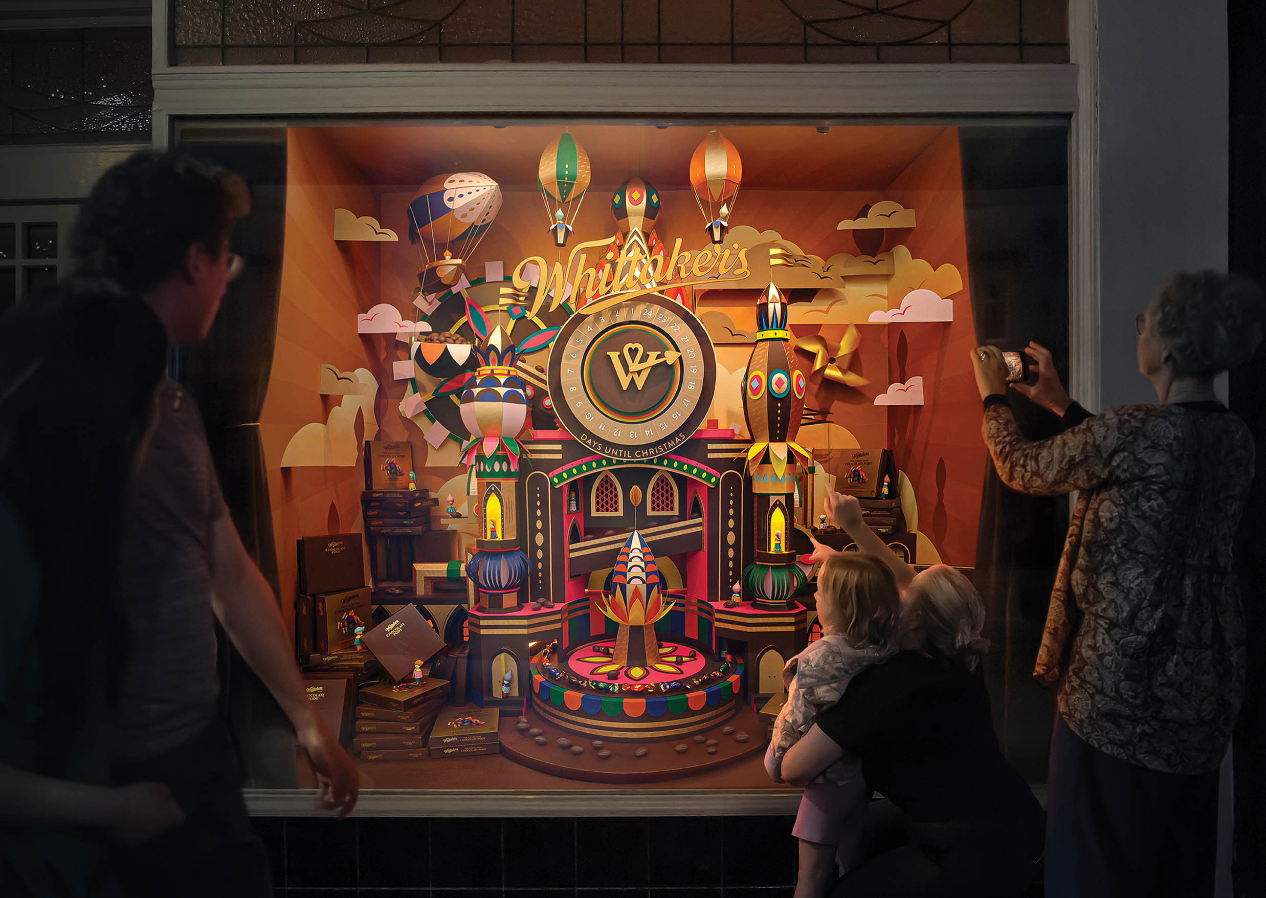 Whittaker’s Christmas Window
